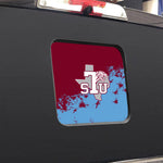 Texas Southern Tigers NCAA Rear Back Middle Window Vinyl Decal Stickers Fits Dodge Ram GMC Chevy Tacoma Ford