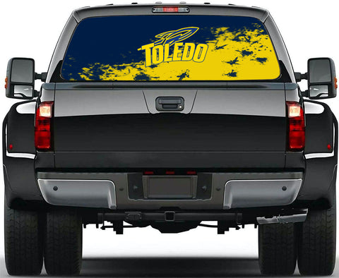 Toledo Rockets NCAA Truck SUV Decals Paste Film Stickers Rear Window