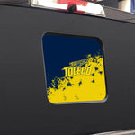 Toledo Rockets NCAA Rear Back Middle Window Vinyl Decal Stickers Fits Dodge Ram GMC Chevy Tacoma Ford