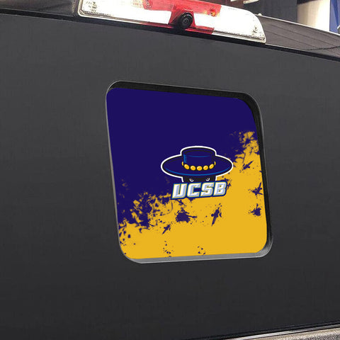 UC Santa Barbara Gauchos NCAA Rear Back Middle Window Vinyl Decal Stickers Fits Dodge Ram GMC Chevy Tacoma Ford