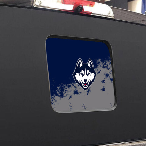 UConn Huskies NCAA Rear Back Middle Window Vinyl Decal Stickers Fits Dodge Ram GMC Chevy Tacoma Ford