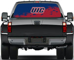 UIC Flames NCAA Truck SUV Decals Paste Film Stickers Rear Window