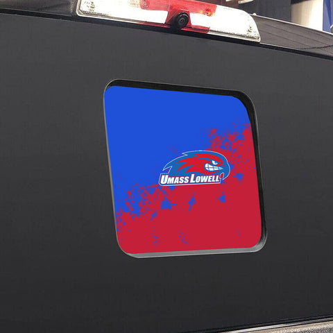 UMass Lowell River Hawks NCAA Rear Back Middle Window Vinyl Decal Stickers Fits Dodge Ram GMC Chevy Tacoma Ford