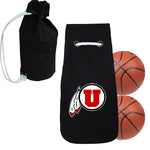 Utah Runnin' Utes NCAAB Basket Ball Basketball Carry Bag Backpack