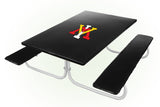 VMI Keydets NCAAB Picnic Table Bench Chair Set Outdoor Cover