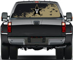 Vanderbilt Commodores NCAA Truck SUV Decals Paste Film Stickers Rear Window