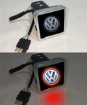 Volkswagen Car Logo Hitch Cover LED Brake Light for Trailer