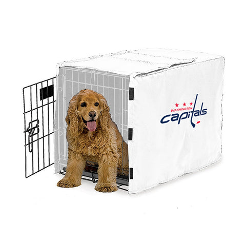 Washington Capitals NHL Dog Cage Cover Pet Crate Kennel Protector Printed