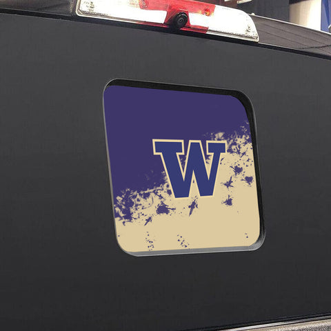 Washington Huskies NCAA Rear Back Middle Window Vinyl Decal Stickers Fits Dodge Ram GMC Chevy Tacoma Ford