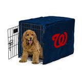 Washington Nationals MLB Dog Cage Cover Pet Crate Kennel Protector Printed