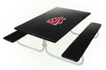 Washington State Cougars NCAAB Picnic Table Bench Chair Set Outdoor Cover