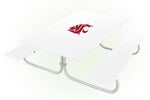 Washington State Cougars NCAAB Picnic Table Bench Chair Set Outdoor Cover