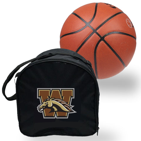 Western Michigan Broncos NCAAB Basket Ball Basketball Carry Bag Backpack