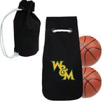 William & Mary Tribe NCAAB Basket Ball Basketball Carry Bag Backpack