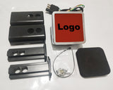 GMC Car Logo Hitch Cover LED Brake Light for Trailer