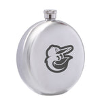 Baltimore Orioles MLB Wine Liquor Matte Pot Hip Flask