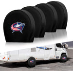 Columbus Blue Jackets NHL Tire Covers Set of 4 or 2 for RV Wheel Trailer Camper Motorhome