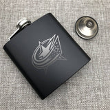 Columbus Blue Jackets NHL Wine Liquor Matte Pot Hip Flask