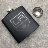 Los Angeles Kings NHL Wine Liquor Matte Pot Hip Flask