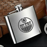 Edmonton Oilers NHL Wine Liquor Matte Pot Hip Flask