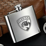 Florida Panthers NHL Wine Liquor Matte Pot Hip Flask