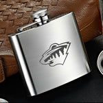 Minnesota Wild NHL Wine Liquor Matte Pot Hip Flask