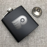 Philadelphia Flyers NHL Wine Liquor Matte Pot Hip Flask