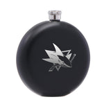 San Jose Sharks NHL Wine Liquor Matte Pot Hip Flask