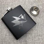 San Jose Sharks NHL Wine Liquor Matte Pot Hip Flask