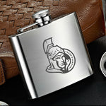 Ottawa Senators NHL Wine Liquor Matte Pot Hip Flask