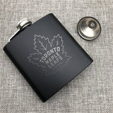 Toronto Maple Leafs NHL Wine Liquor Matte Pot Hip Flask