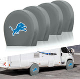 Detroit Lions NFL Tire Covers Set of 4 or 2 for RV Wheel Trailer Camper Motorhome