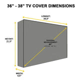 San Francisco Dons NCAA Outdoor TV Cover Heavy Duty