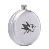 San Jose Sharks NHL Wine Liquor Matte Pot Hip Flask