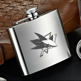 San Jose Sharks NHL Wine Liquor Matte Pot Hip Flask