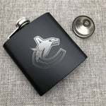 Vancouver Canucks NHL Wine Liquor Matte Pot Hip Flask