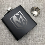 Vegas Golden Knights NHL Wine Liquor Matte Pot Hip Flask