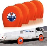 Edmonton Oilers NHL Tire Covers Set of 4 or 2 for RV Wheel Trailer Camper Motorhome