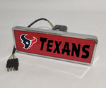 Houston Texans NFL Rectangular Hitch Cover LED Brake Light for Trailer