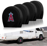 Los Angeles Angels MLB Tire Covers Set of 4 or 2 for RV Wheel Trailer Camper Motorhome