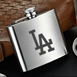 Los Angeles Dodgers MLB Wine Liquor Matte Pot Hip Flask