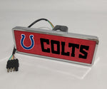 Indianapolis Colts NFL Rectangular Hitch Cover LED Brake Light for Trailer