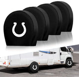 Indianapolis Colts NFL Tire Covers Set of 4 or 2 for RV Wheel Trailer Camper Motorhome