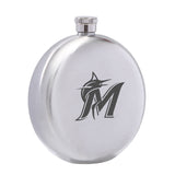 Miami Marlins MLB Wine Liquor Matte Pot Hip Flask