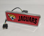 Jacksonville Jaguars NFL Rectangular Hitch Cover LED Brake Light for Trailer