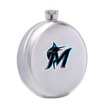 Miami Marlins MLB Wine Liquor Matte Pot Hip Flask