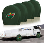 Minnesota Wild NHL Tire Covers Set of 4 or 2 for RV Wheel Trailer Camper Motorhome