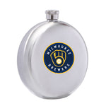 Milwaukee Brewers MLB Wine Liquor Matte Pot Hip Flask