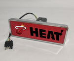 Miami Heat NBA Rectangular Hitch Cover LED Brake Light for Trailer