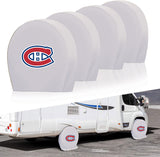 Montreal Canadiens NHL Tire Covers Set of 4 or 2 for RV Wheel Trailer Camper Motorhome